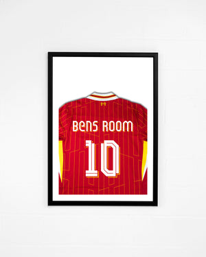 Custom Liverpool Shirt Print LFC Poster | 2024/25 Print