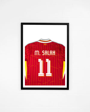 Custom Liverpool Shirt Print LFC Poster | 2024/25 Print