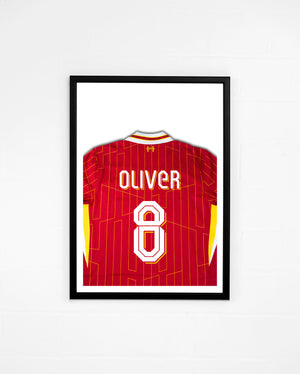 Custom Liverpool Shirt Print LFC Poster | 2024/25 Print