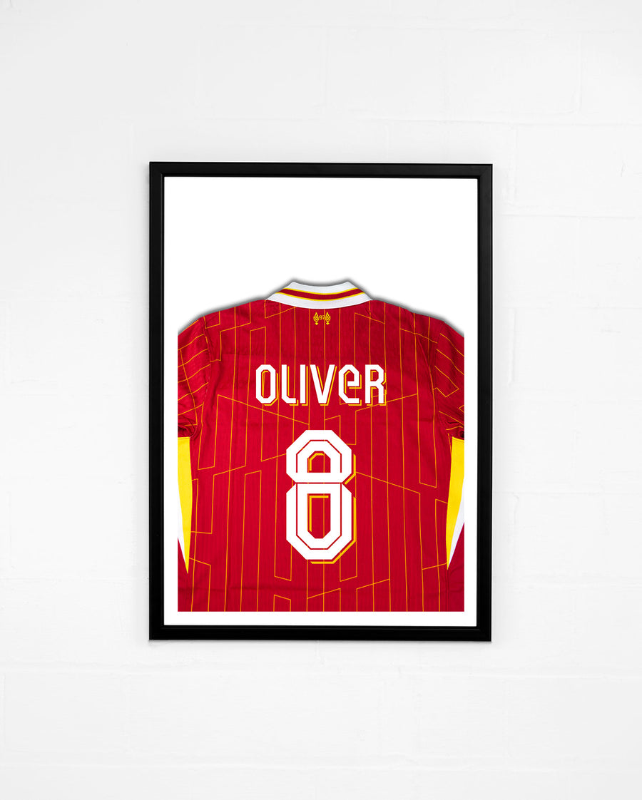 Custom Liverpool Shirt Print LFC Poster | 2024/25 Print