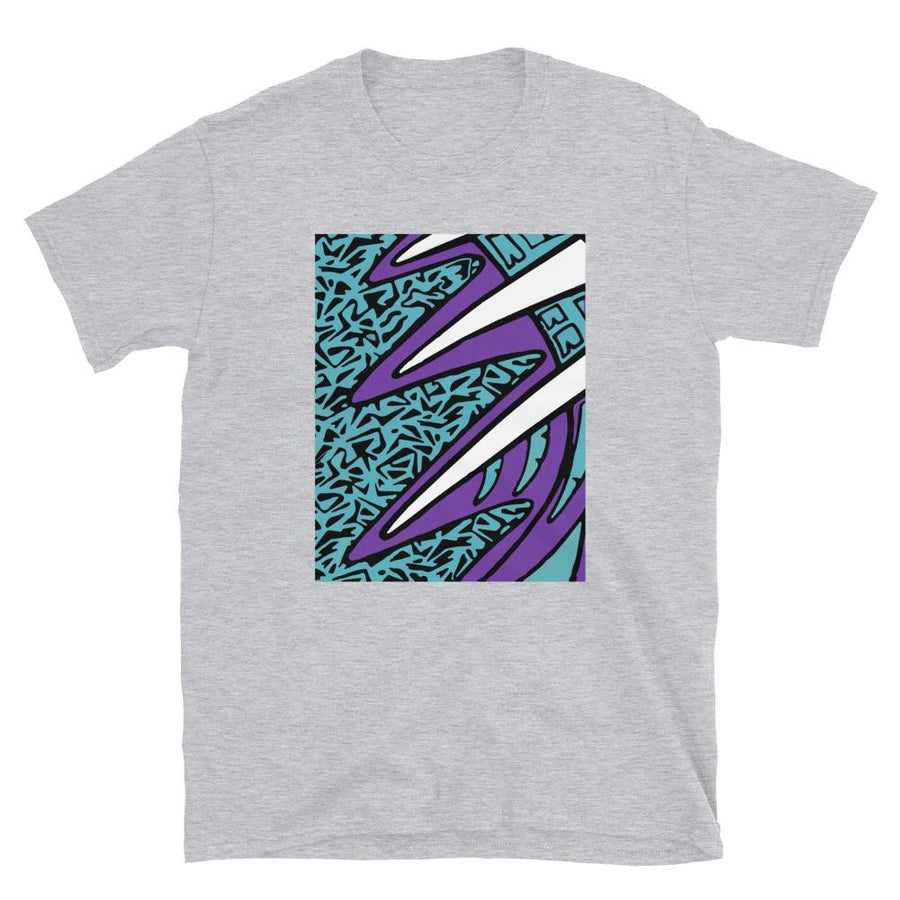 Retro 90's Goalkeeper Jersey Print - Purple-Kop Clobber